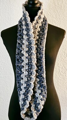 Winter Blue Hat and Infinity Scarf Set - image4